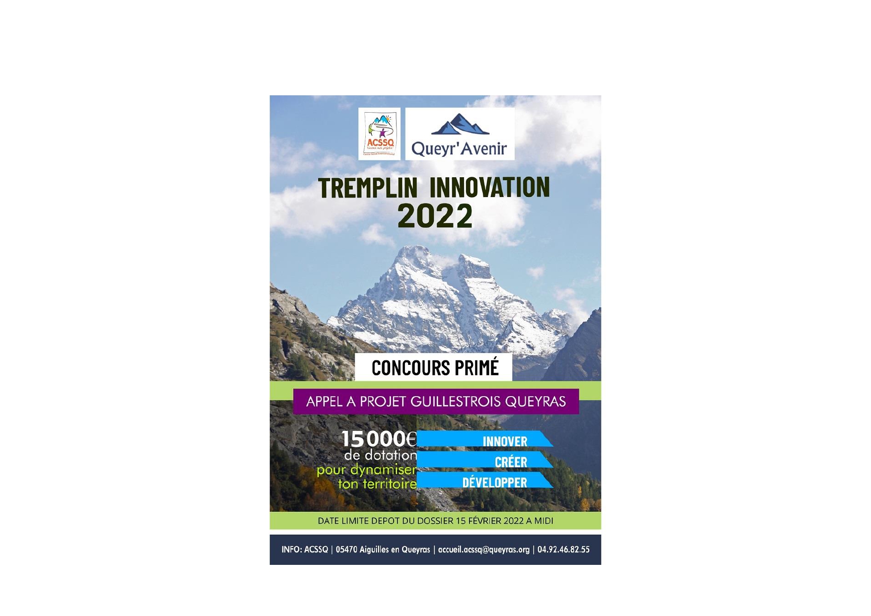 Concours Tremplin Innovation 2022