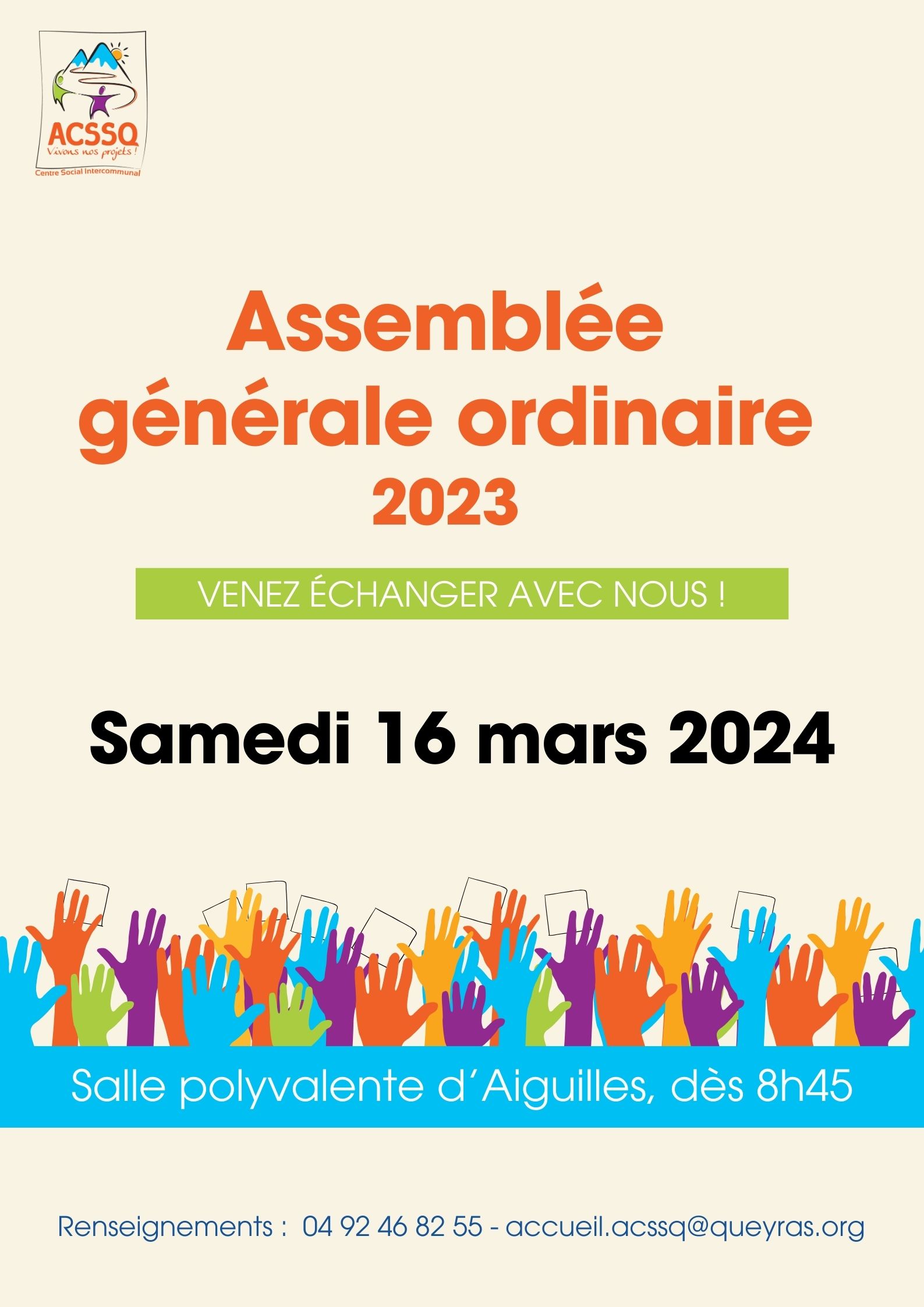 Assemblée Générale ordinaire du 16 mars 2024