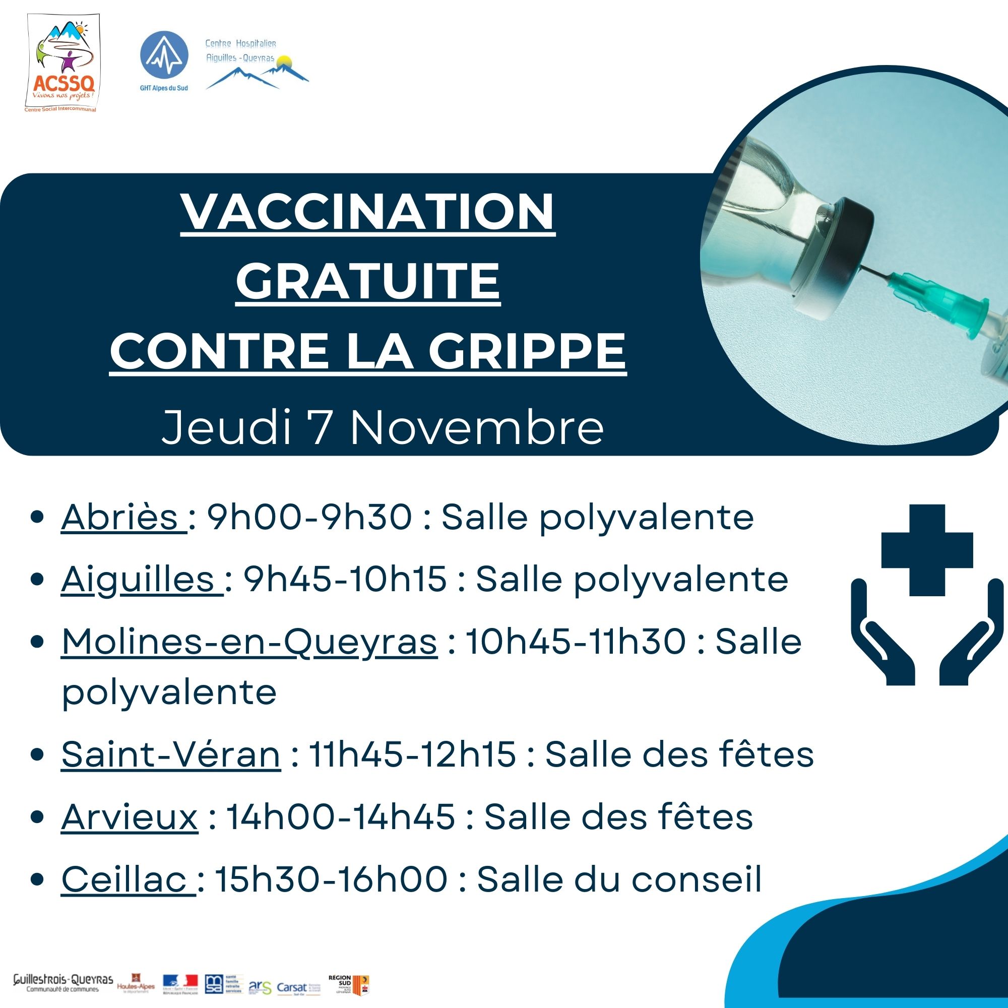 CAMPAGNE DE VACCINATION ANTI-GRIPPE