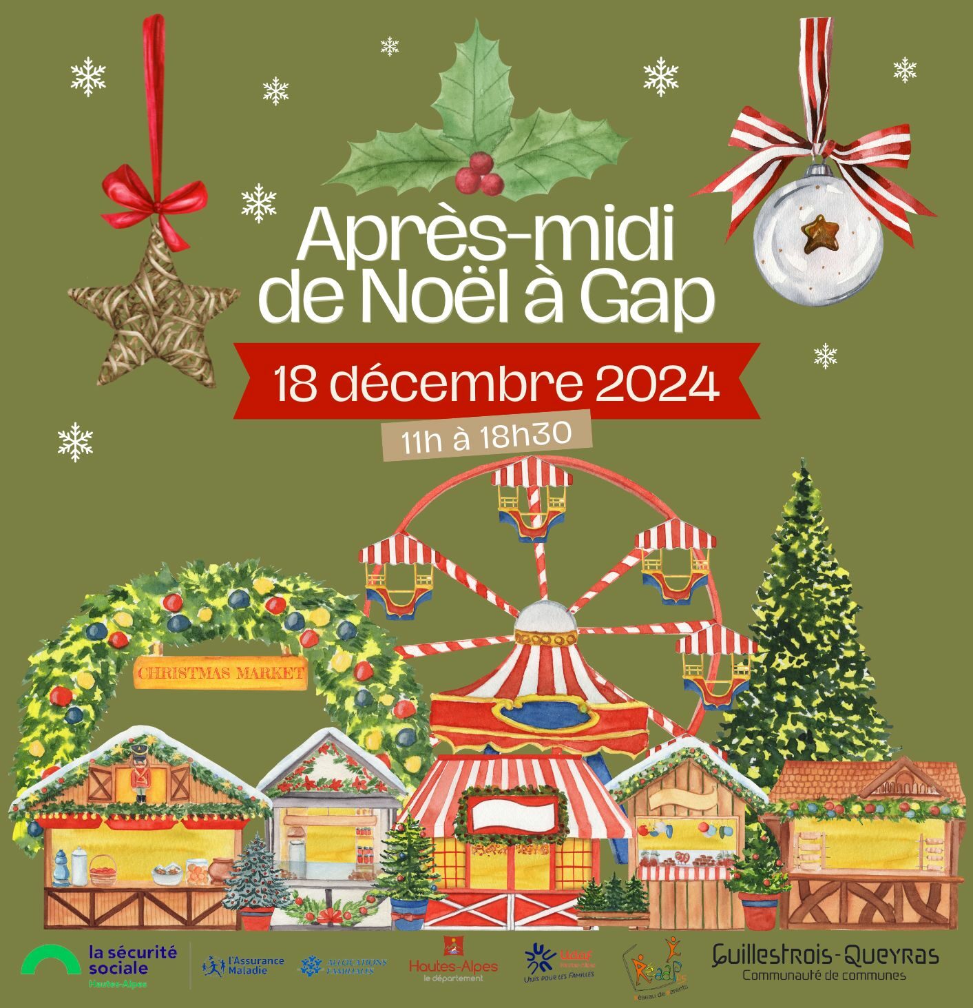 Après-midi de Noël à Gap